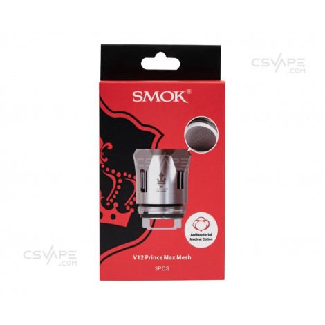 Smok TFV12 Prince Max Mesh 0.17 Replacement Coil, 3 pack