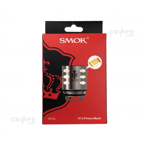 Smok TFV12 Prince Mesh 0.15 Replacement Coil, 3 pack