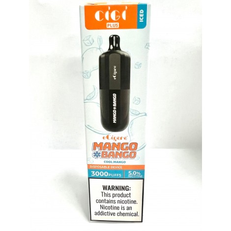 Cigi Plus 3000 Puff Disposable Device, Mango Bango