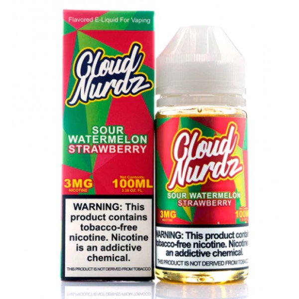 Cloud Nurdz Sour Watermelon Strawberry