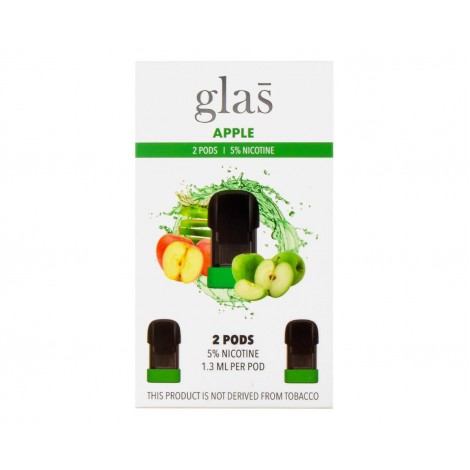 Glas Replacement Pod, 2 Pack Apple
