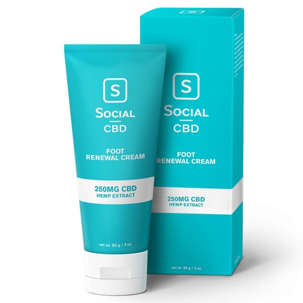 Social CBD Foot Renewal Cream, ...